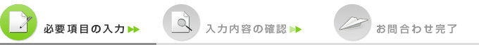 必要項目の入力